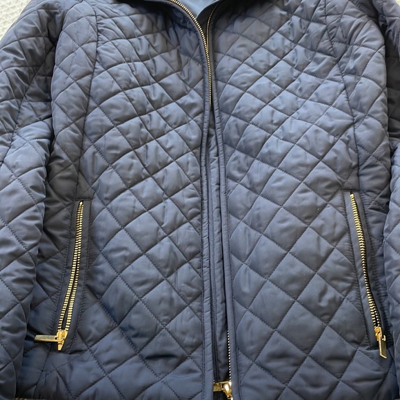 JCREW Quilted Navy Jacket - Picture 3 of 4